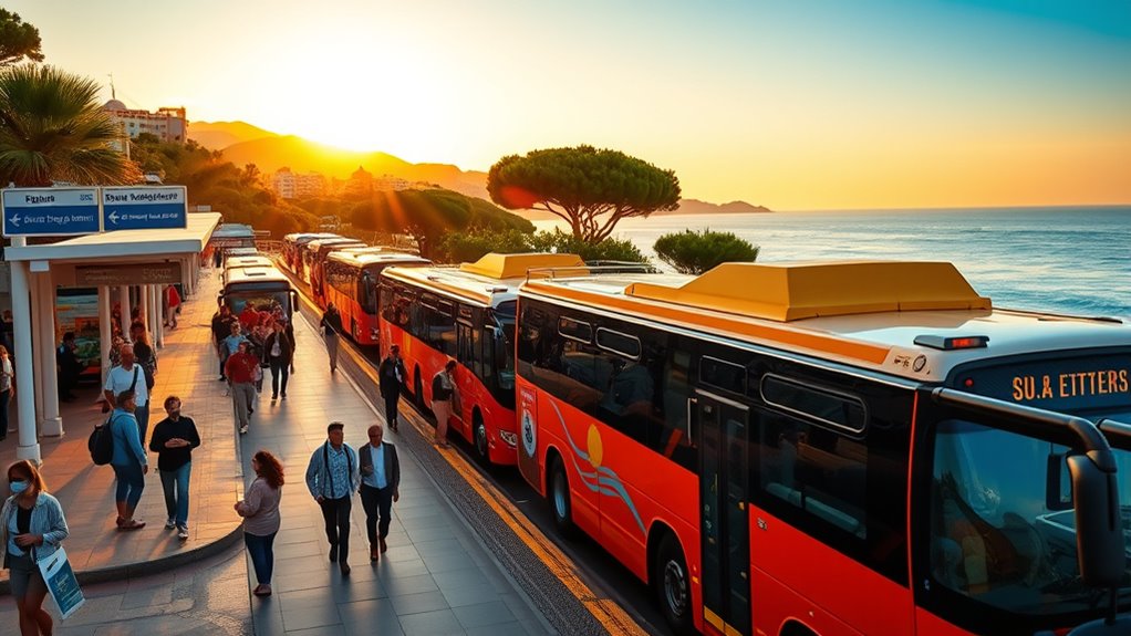 regional bus networks and schedules