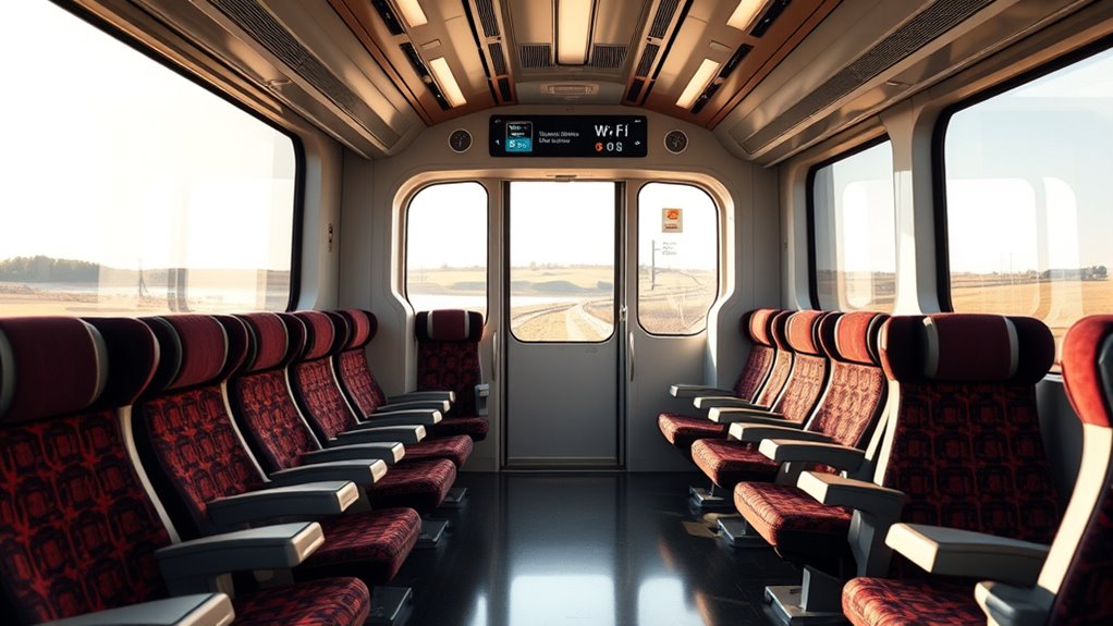 regional train amenities overview