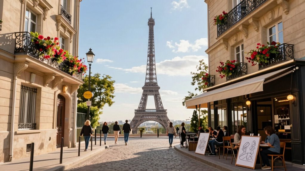 relaxed paris sightseeing itinerary