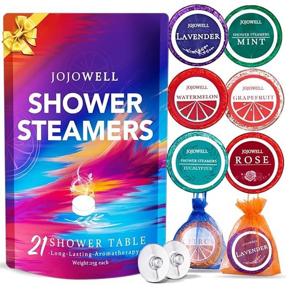 Aromatherapy Shower Steamers Set with Essential Oils