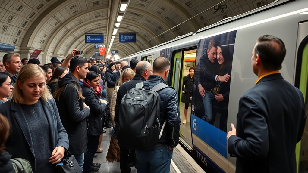 respect queues and boarding etiquette