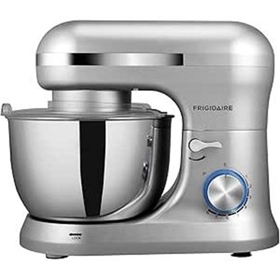 CULINARY CHEF 4.5L Retro Stand Mixer (Silver) 4.75 quart