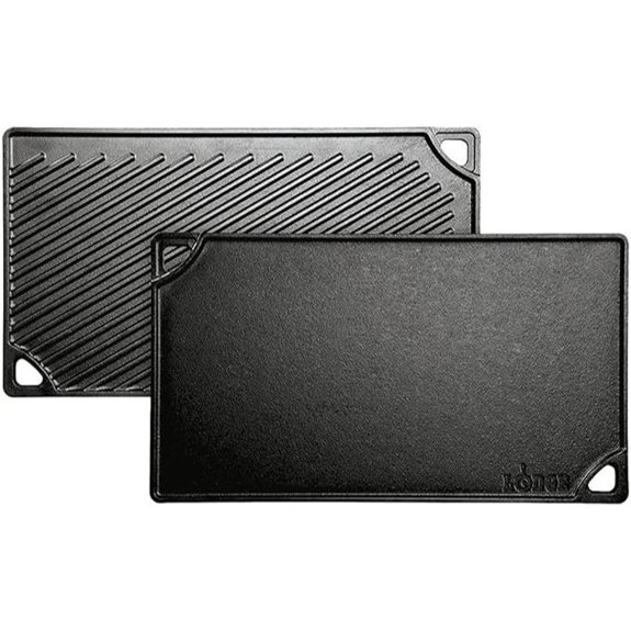 Lodge Reversible Cast Iron Grill/Griddle 9.5x16.75 Inch