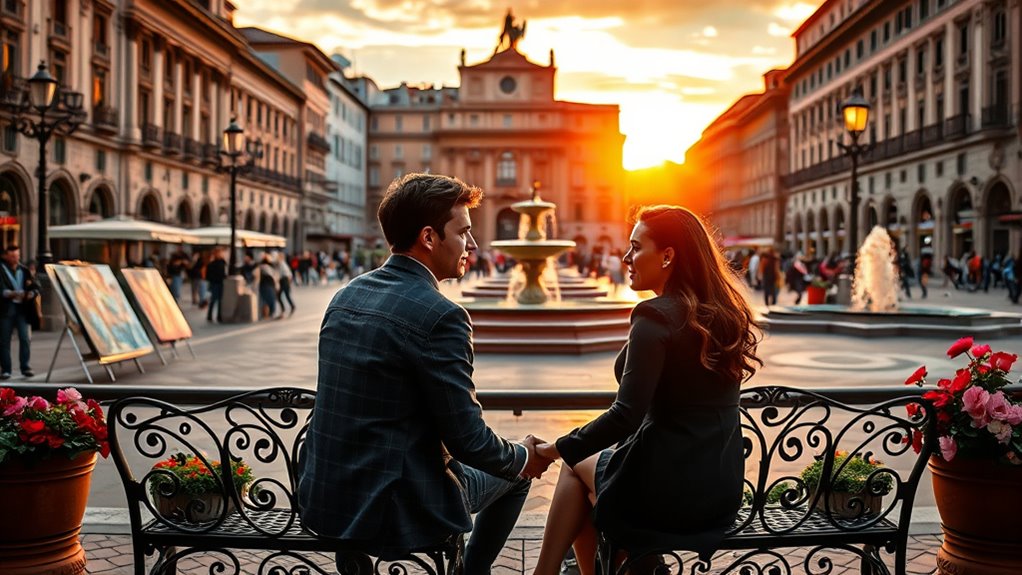 romantic rome fountain strolls