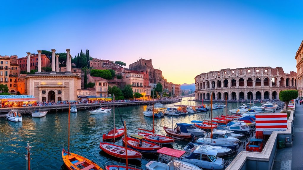 rome and naples economic hubs