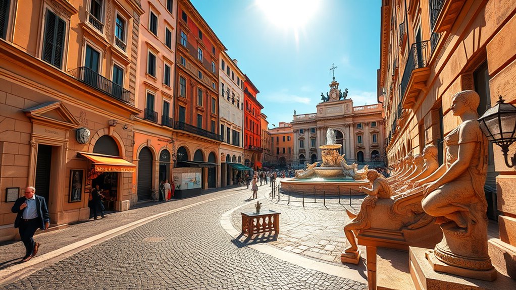 rome historic walking route