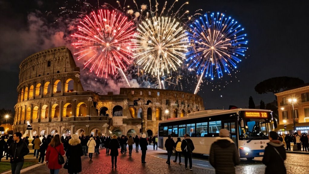 rome new year fireworks safety