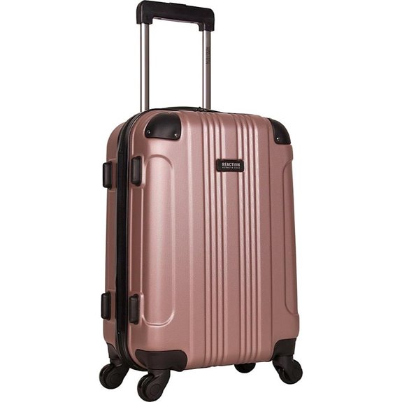 Kenneth Cole REACTION Rose Gold 20-Inch Spinner Luggage