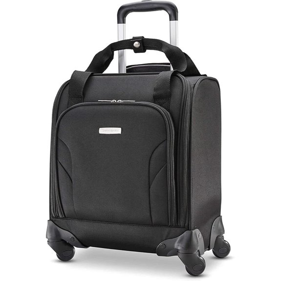Samsonite Underseat Carry-On Spinner With USB Port Jet Black One Size
