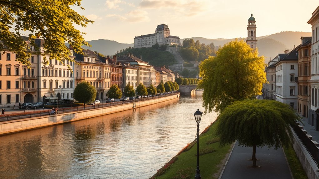 scenic salzburg riverwalk views