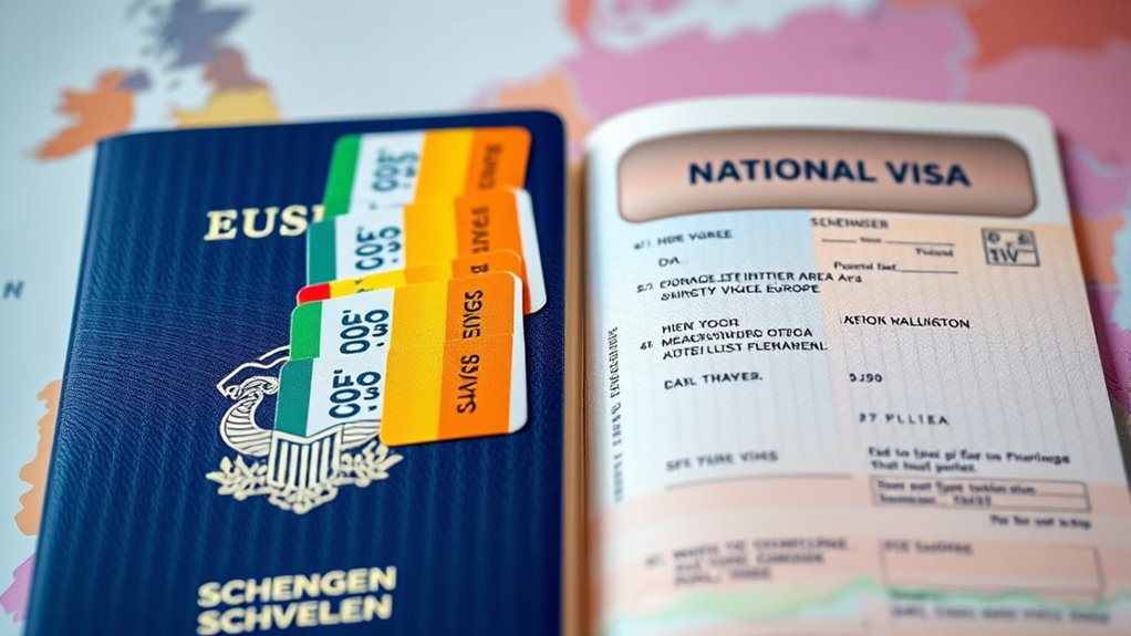 schengen vs non schengen visas