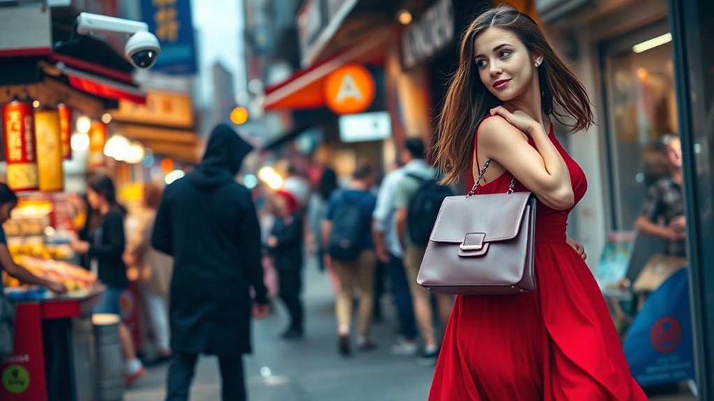 secure belongings stay alert