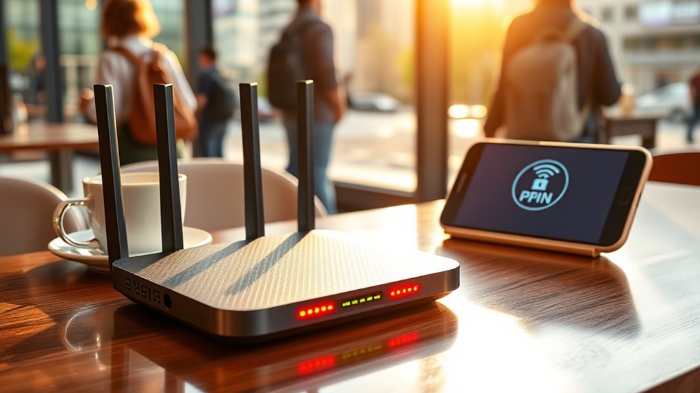secure portable travel router
