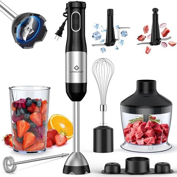 LINKChef 7-in-1 Immersion Blender with Accessories