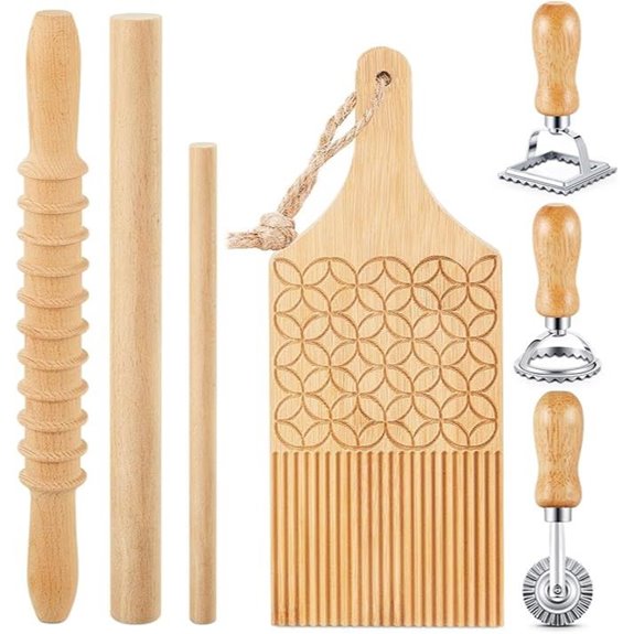 Tioncy 7-Piece Pasta Making Tool Set