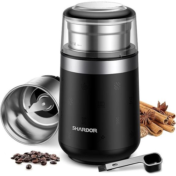 SHARDOR Silent Coffee Grinder with Removable Bowl