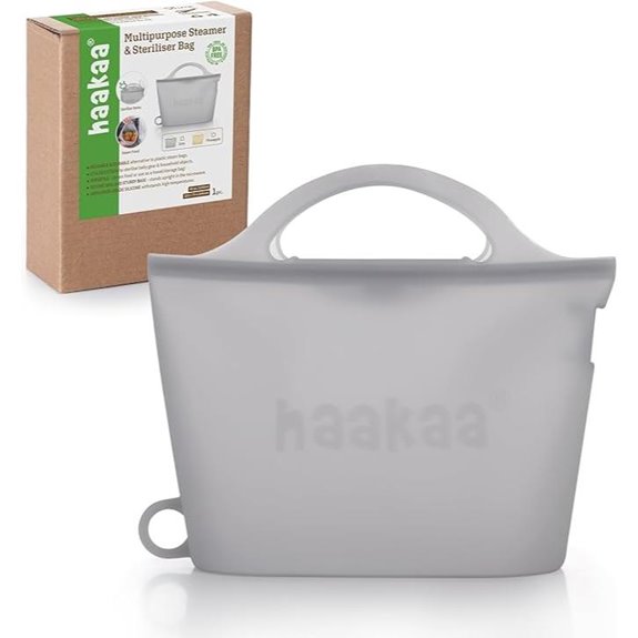 Haakaa Microwave Travel Silicone Sterilizer Bags (1 Pack)
