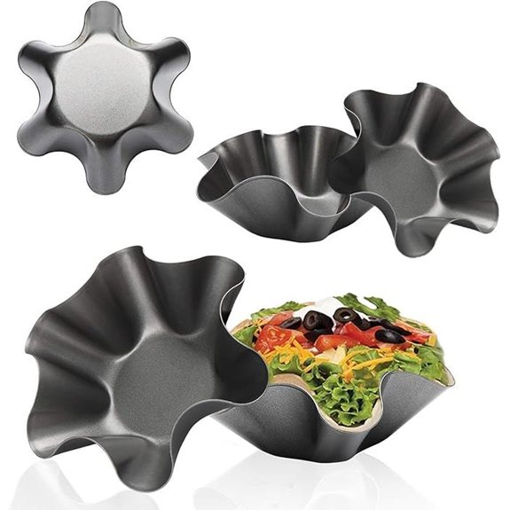 Tortilla Pan Set 6pcs Non-Stick Carbon Steel