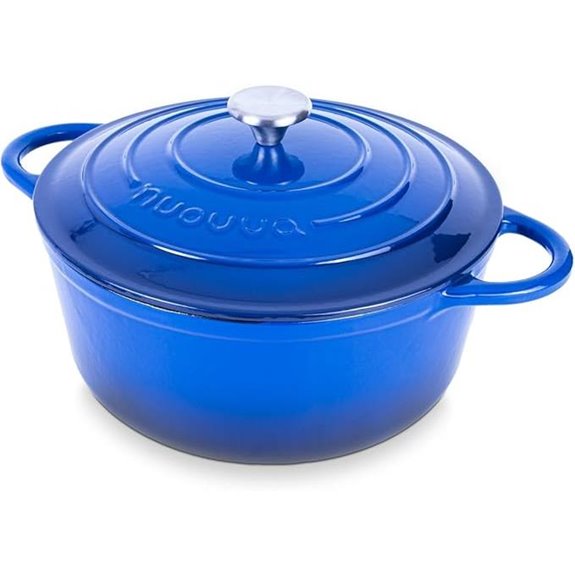Nuovva 6.4 Quart Enamelled Cast Iron Dutch Oven