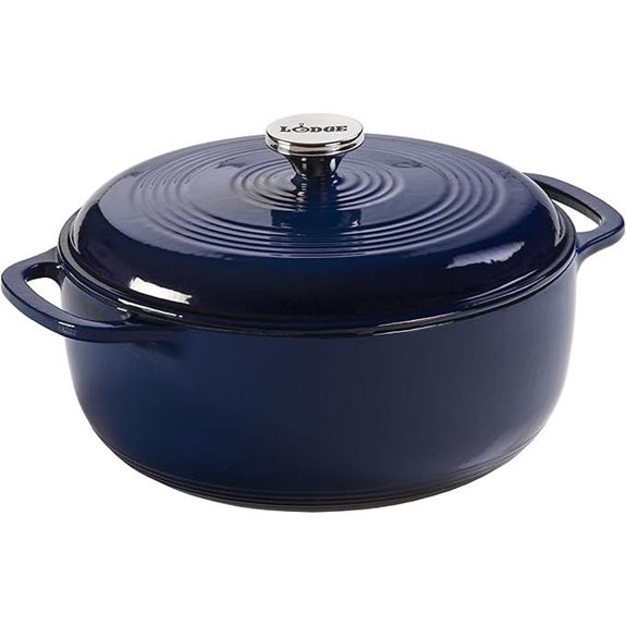 Lodge 6 Qt Enameled Cast Iron Dutch Oven