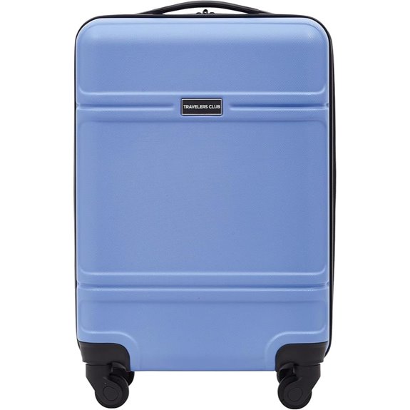 Travelers Club Skyline 20 Carry-On Spinner Luggage Skyline Blue