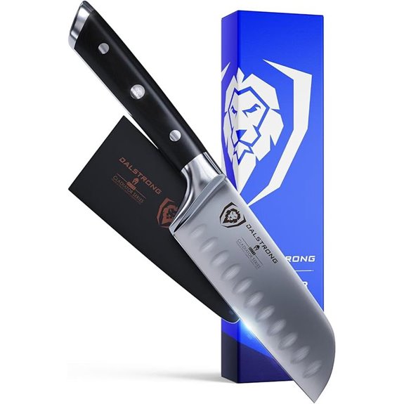 Dalstrong Gladiator 5-inch Santoku Knife with Sheath