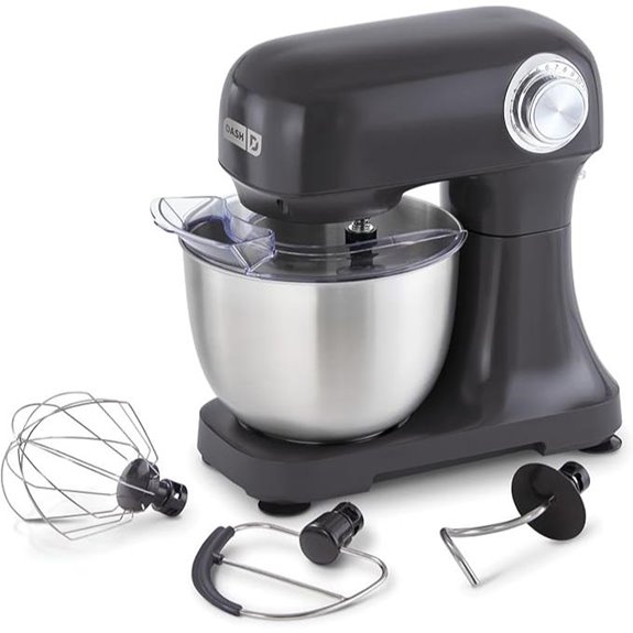 DASH 3.5qt Tilt-Head Stand Mixer with Attachments
