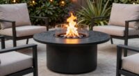 small space fire pit tables