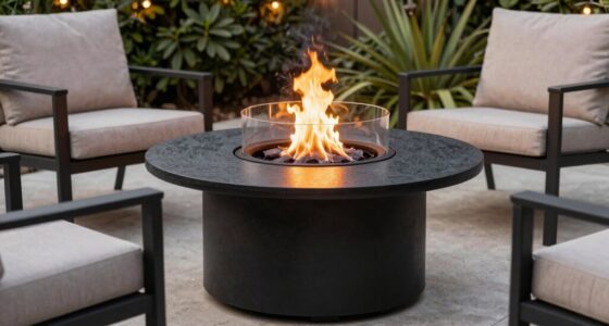 small space fire pit tables