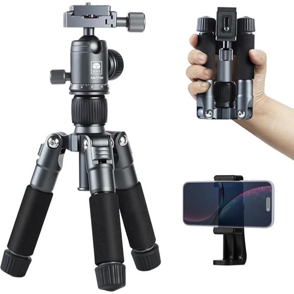 Sirui Compact Mini Tripod with Ball Head and Phone Holder