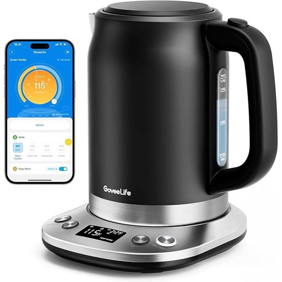 GoveeLife WiFi Electric Kettle with Alexa Control
