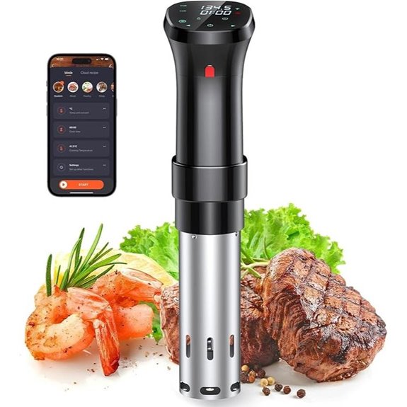 WIFI Sous Vide Cooker with App & Preset Recipes