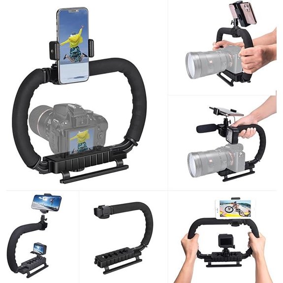 Camera Stabilizer Expansion Cage for Smartphones and Cameras