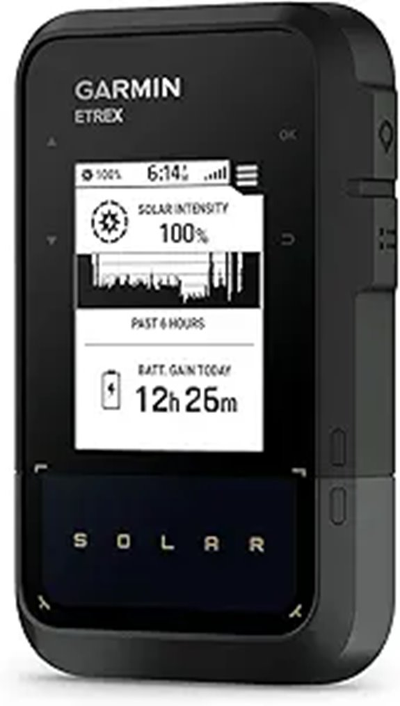 Garmin eTrex Solar GPS Handheld Navigator