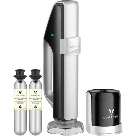 Coravin Sparkling Wine Saver with CO2 Capsules