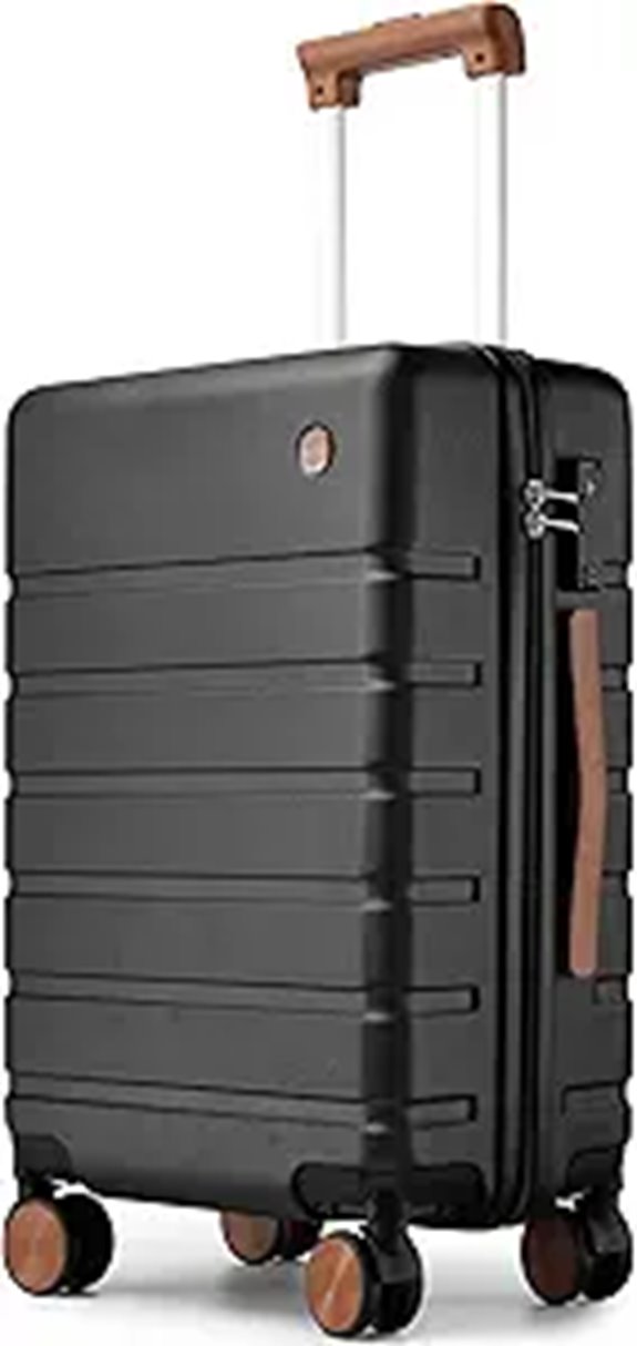 Carry-on Luggage Suitcase with Spinner Wheels