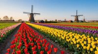 springtime tulip bloom schedule