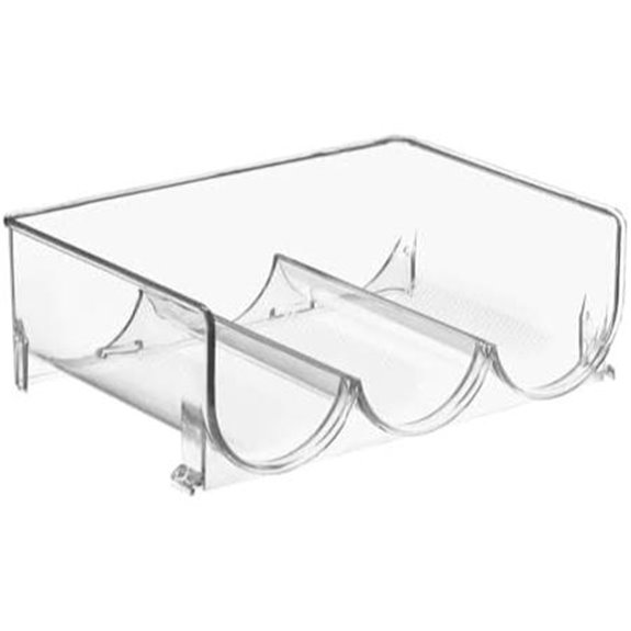 stackable plastic wine organizer