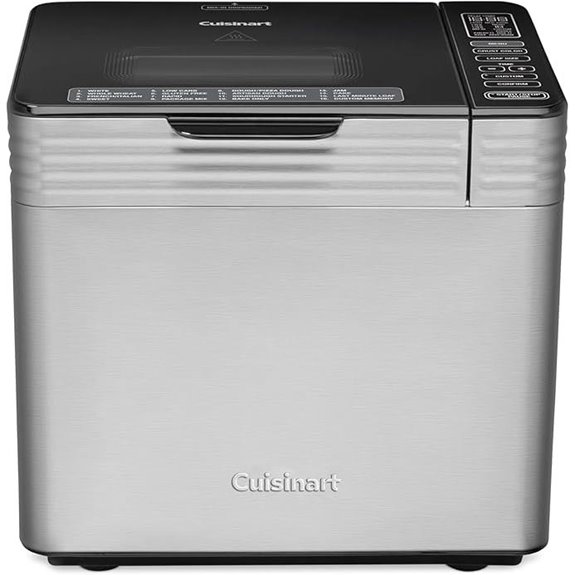 Cuisinart Stainless Steel Bread Maker with 16 Settings