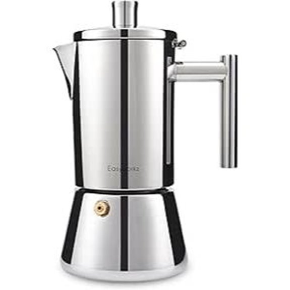 Easyworkz 4-Cup Stainless Steel Espresso Maker