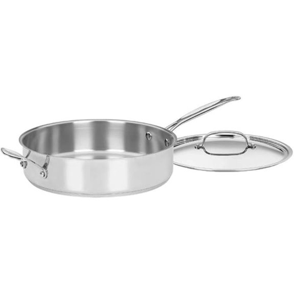 Cuisinart 5.5 Qt Stainless Steel Sauté Pan with Cover