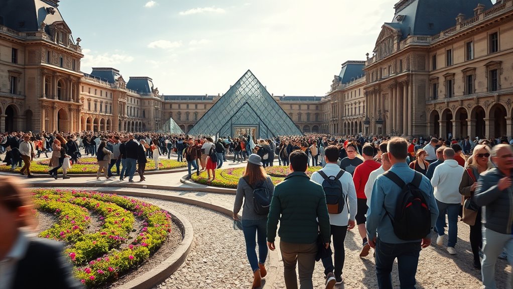 stay alert in crowded areas