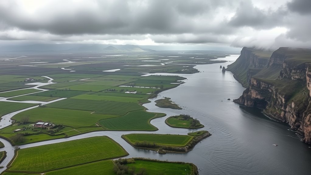 storms cause iberian floods