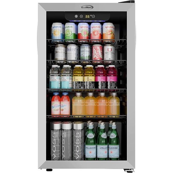 Koolmore 18-In Beverage Refrigerator with Touch Panel