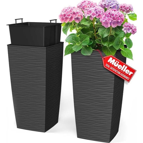 Mueller Janska M-Resin Tall Planter Set 24