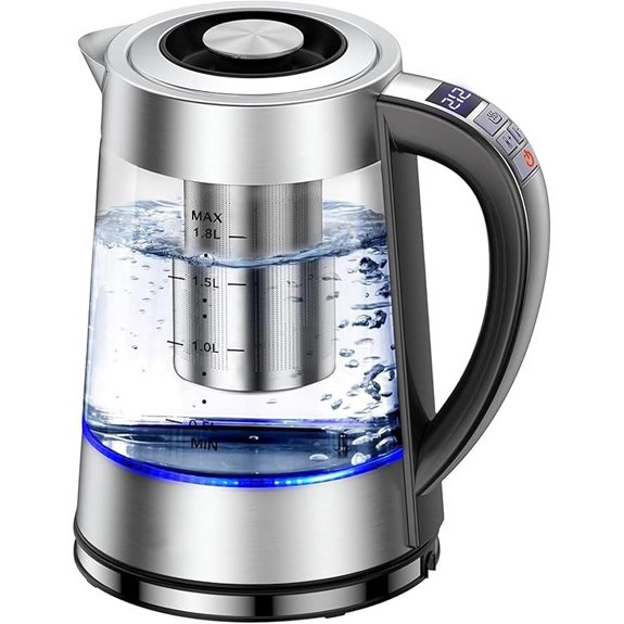 Electric Glass Kettle with Temperature Control