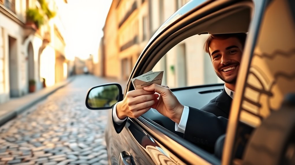 tip taxi drivers modestly