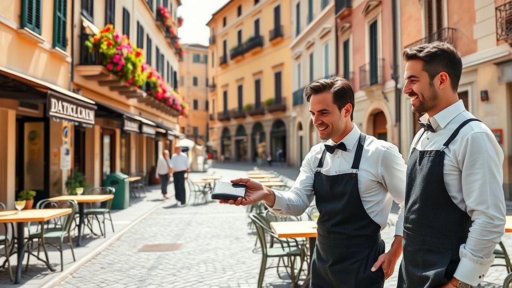 tipping etiquette in italy