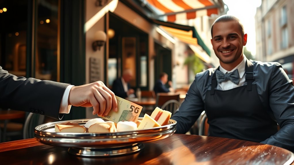 tipping norms and service charges