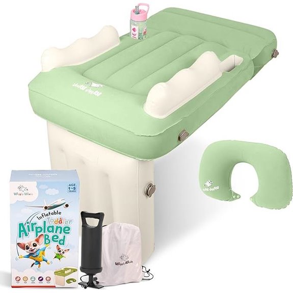 Toddler Inflatable Airplane Bed with Accessories